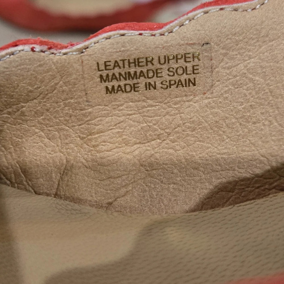 Anthropologie scalloped suede pointed toe slingback flats - Picture 4 of 7